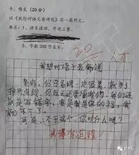 小学生作文《我想对语文老师说》走红，爸爸很无奈，老师：有道理