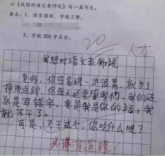 小学生作文《我的偶像》孩子脑洞有多大？你可以嫁给我吗？