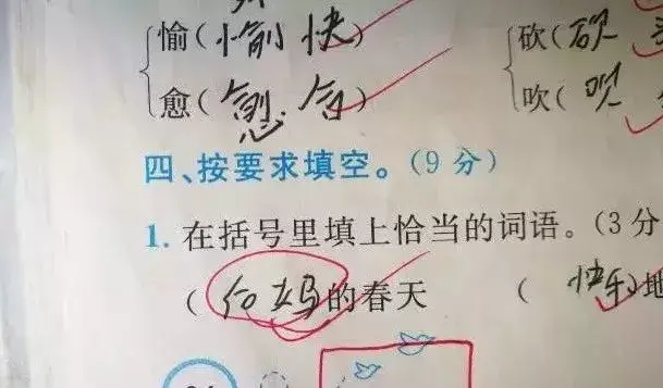 哈哈哈哈！小学生神作业，家长看了沉默，老师看了流泪