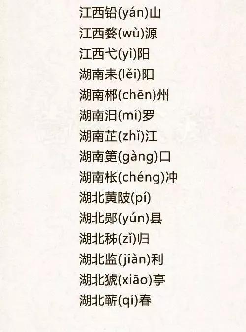 最容易读错的字（自测不及格的，请默默收藏！）