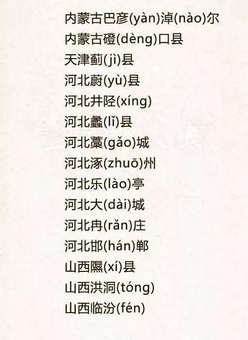 最容易读错的字（自测不及格的，请默默收藏！）