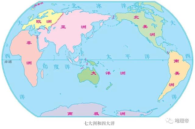 世界基础地理高清地图（收藏一份）