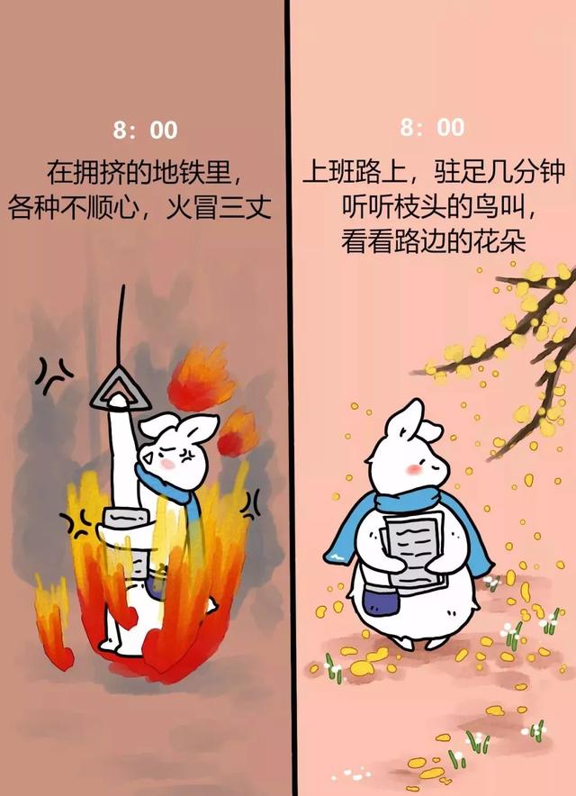 一副漫画让你看清：你幸福与否，都取决于你的选择